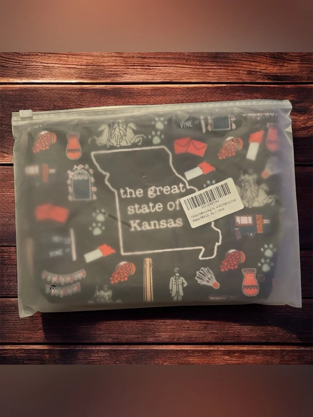 Kansas Makeup Bag